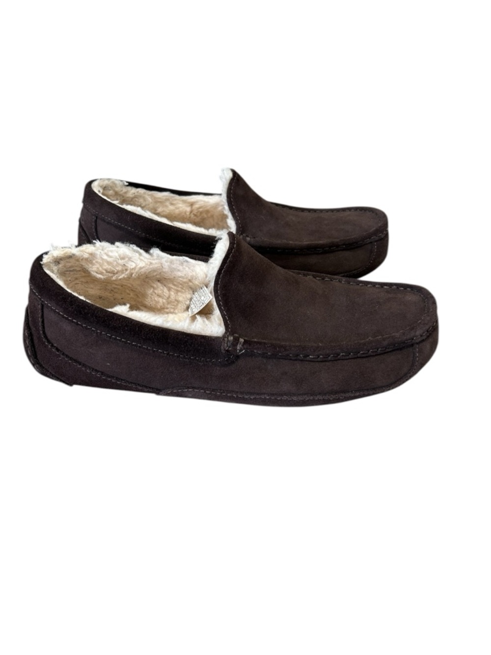 UGG Men’s Ascot Suede Slipper Moccasin 1101110 Espresso Brown Size 13 Loafer